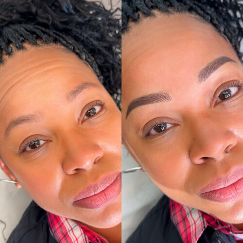 3 days Nano combo brow and ombré shading