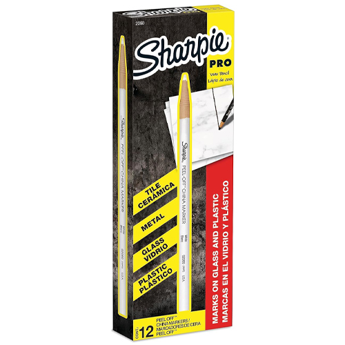 SHARPIE Peel-Off China Marker Grease Pencils Box of 12